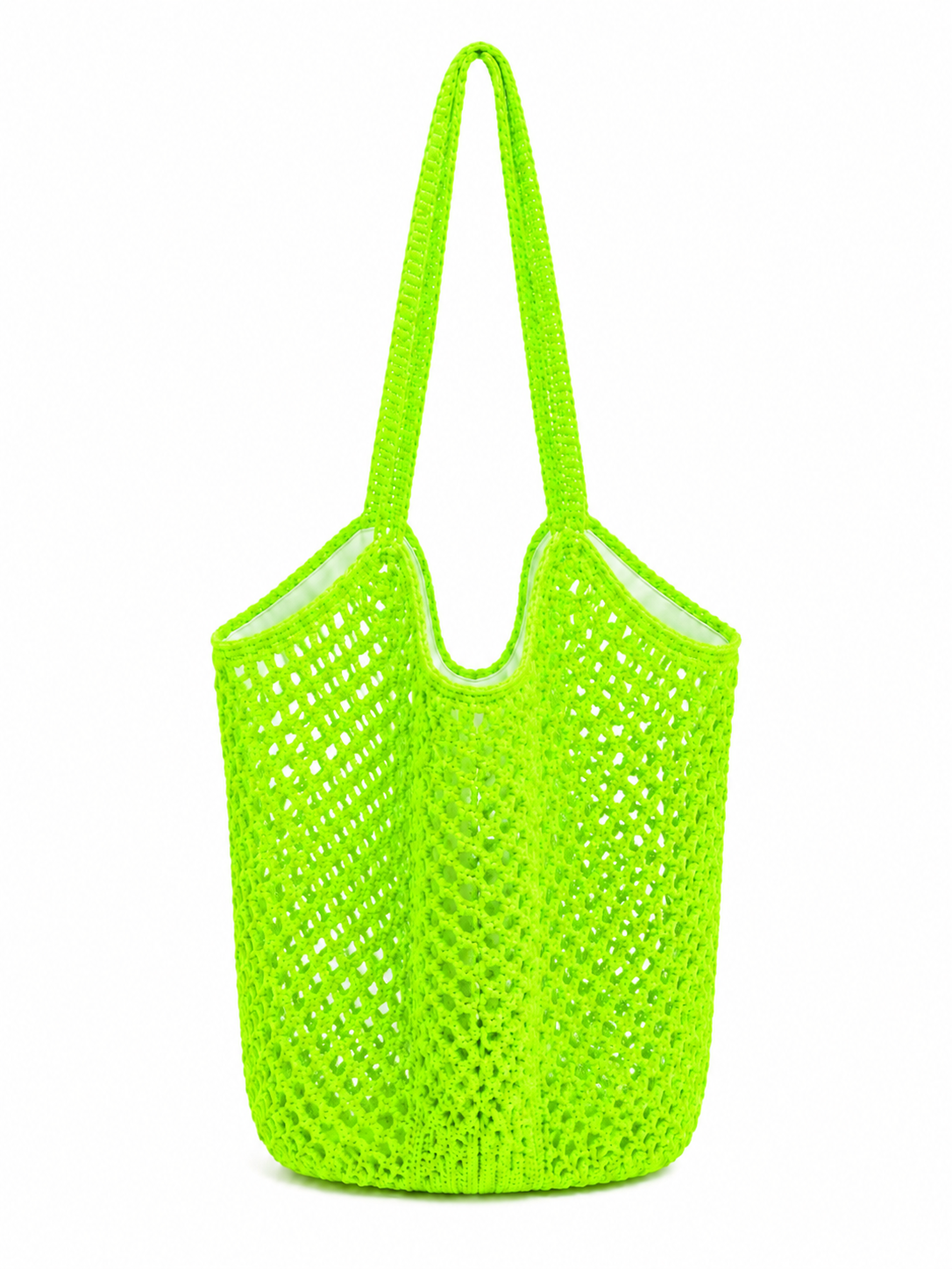 Beach bag neon green