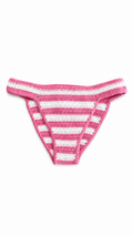 Briefs striped pink and white
