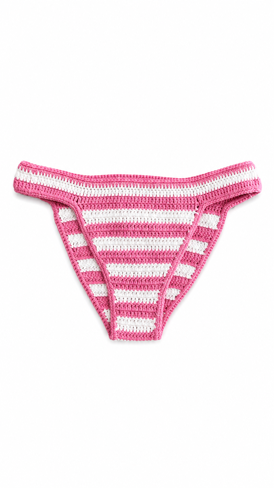 Briefs striped pink and white