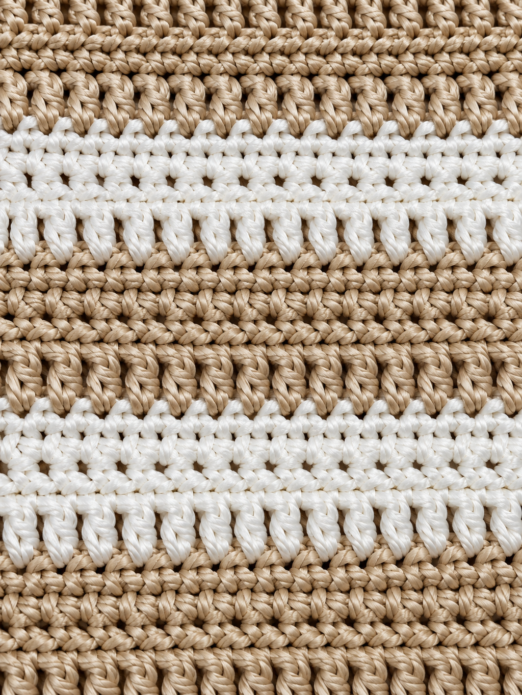 BRIEFS STRIPED BEIGE AND WHITE