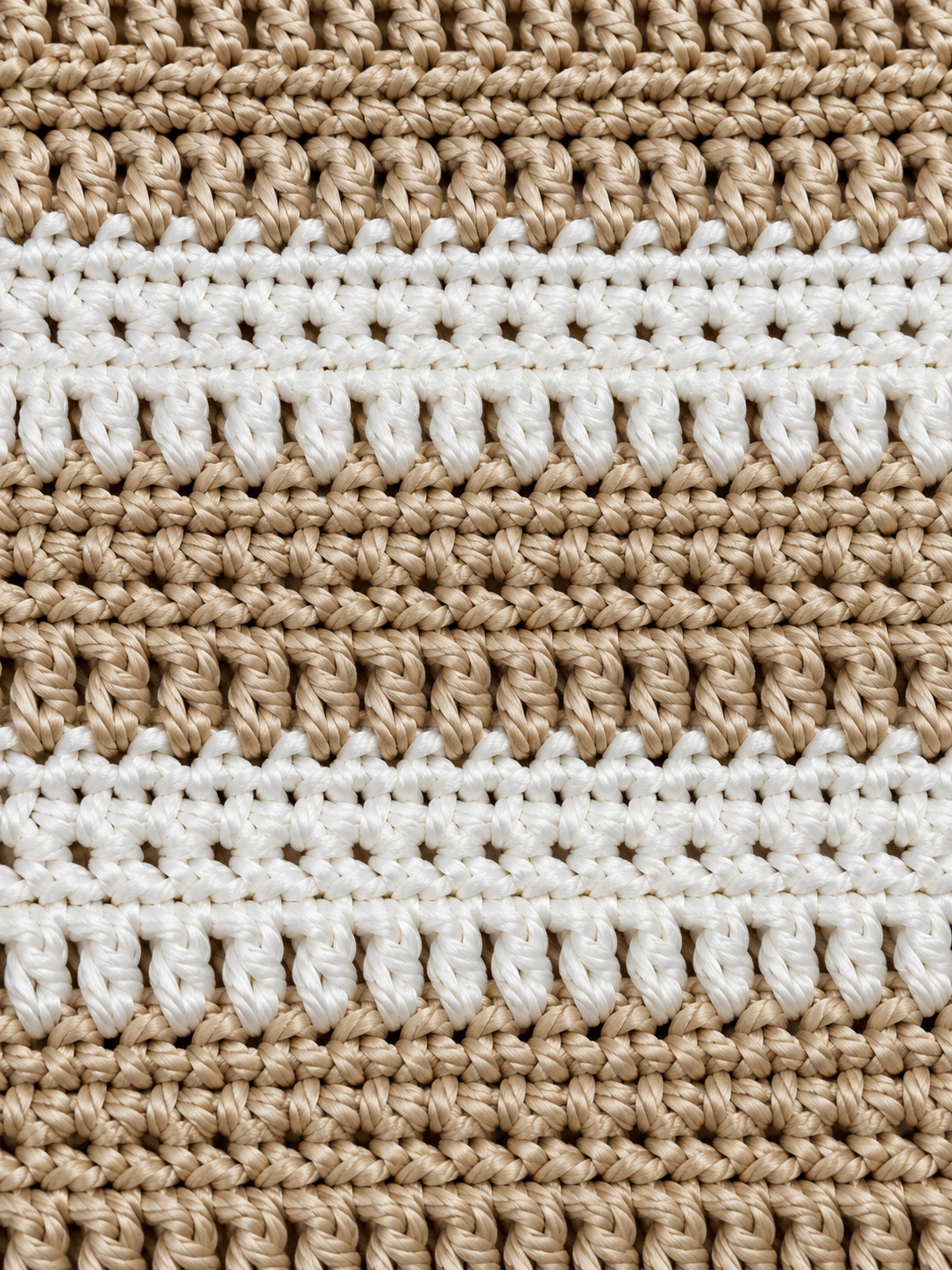BRIEFS STRIPED BEIGE AND WHITE