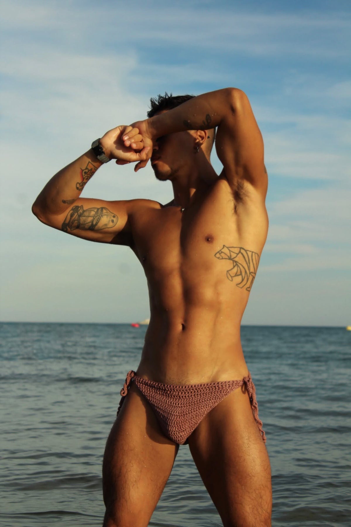BRIEFS TO TIE CHOCOLATE