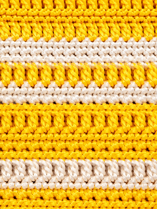 BRIEFS BANANA STRIPED YELLOW AND WHITE