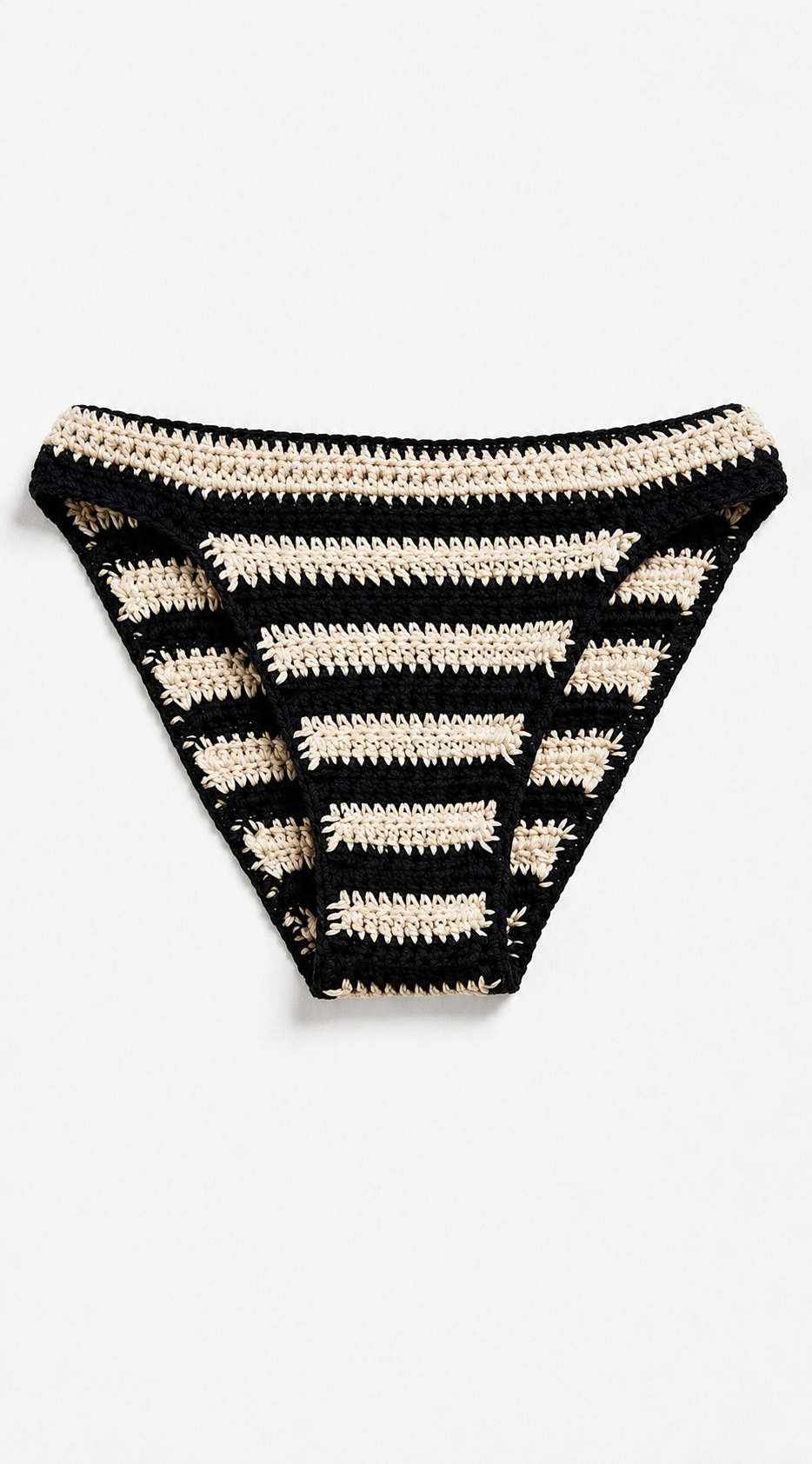 Briefs striped black & beige