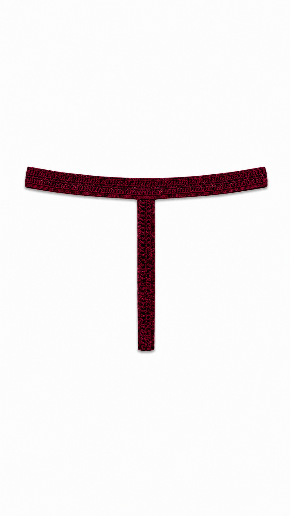 Thong T back dark brown