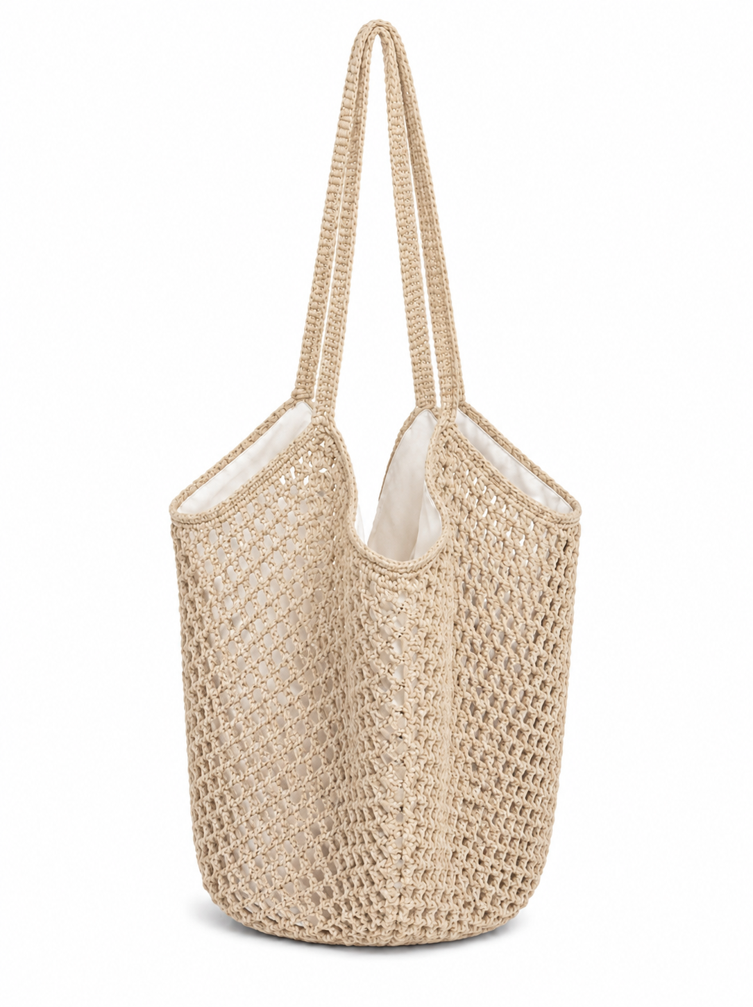 Beach bag beige