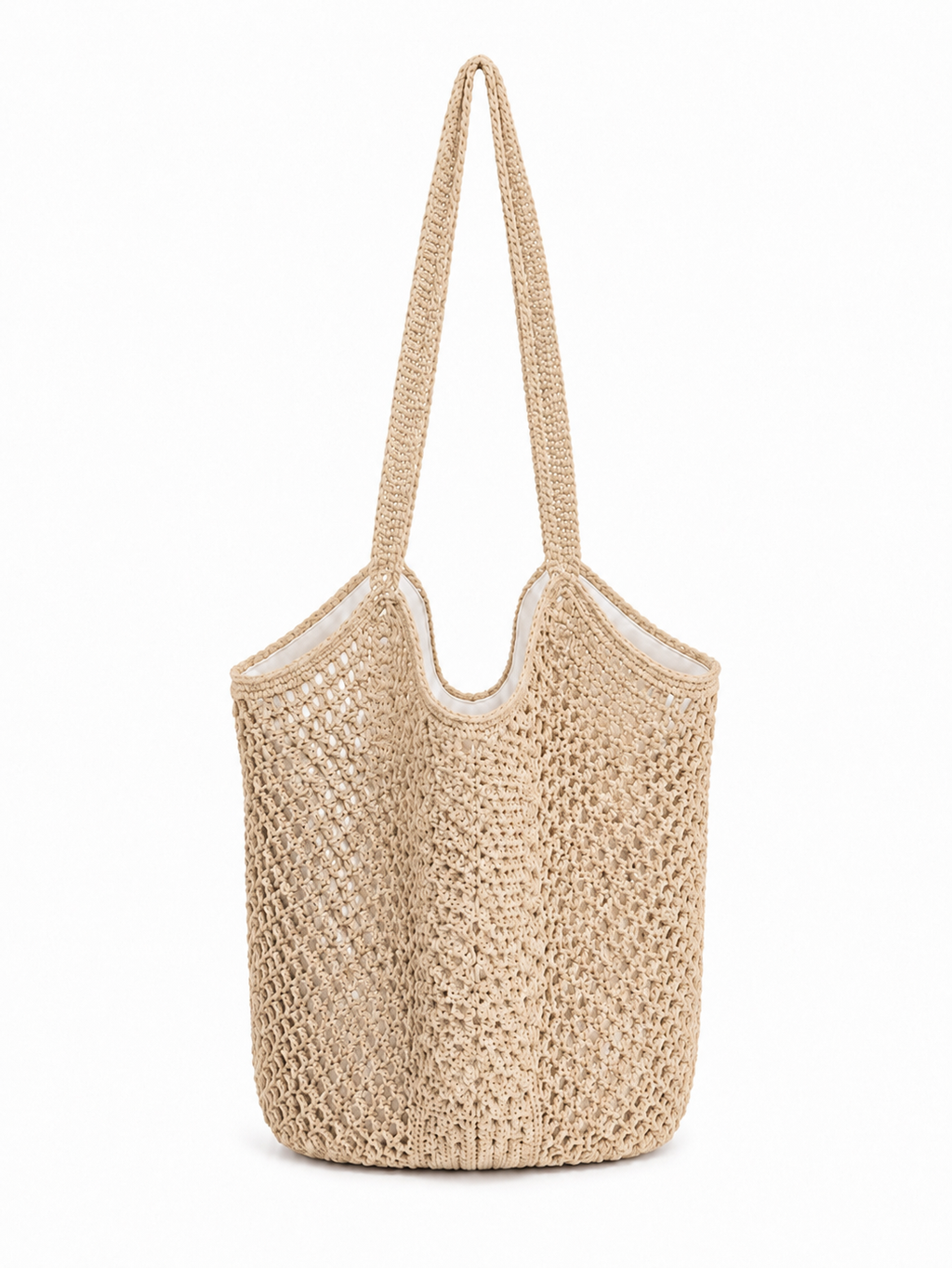 Beach bag beige