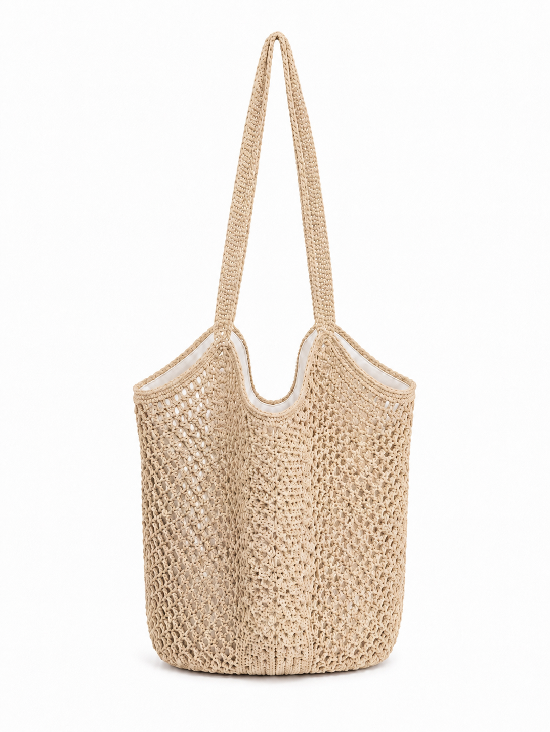 Beach bag beige