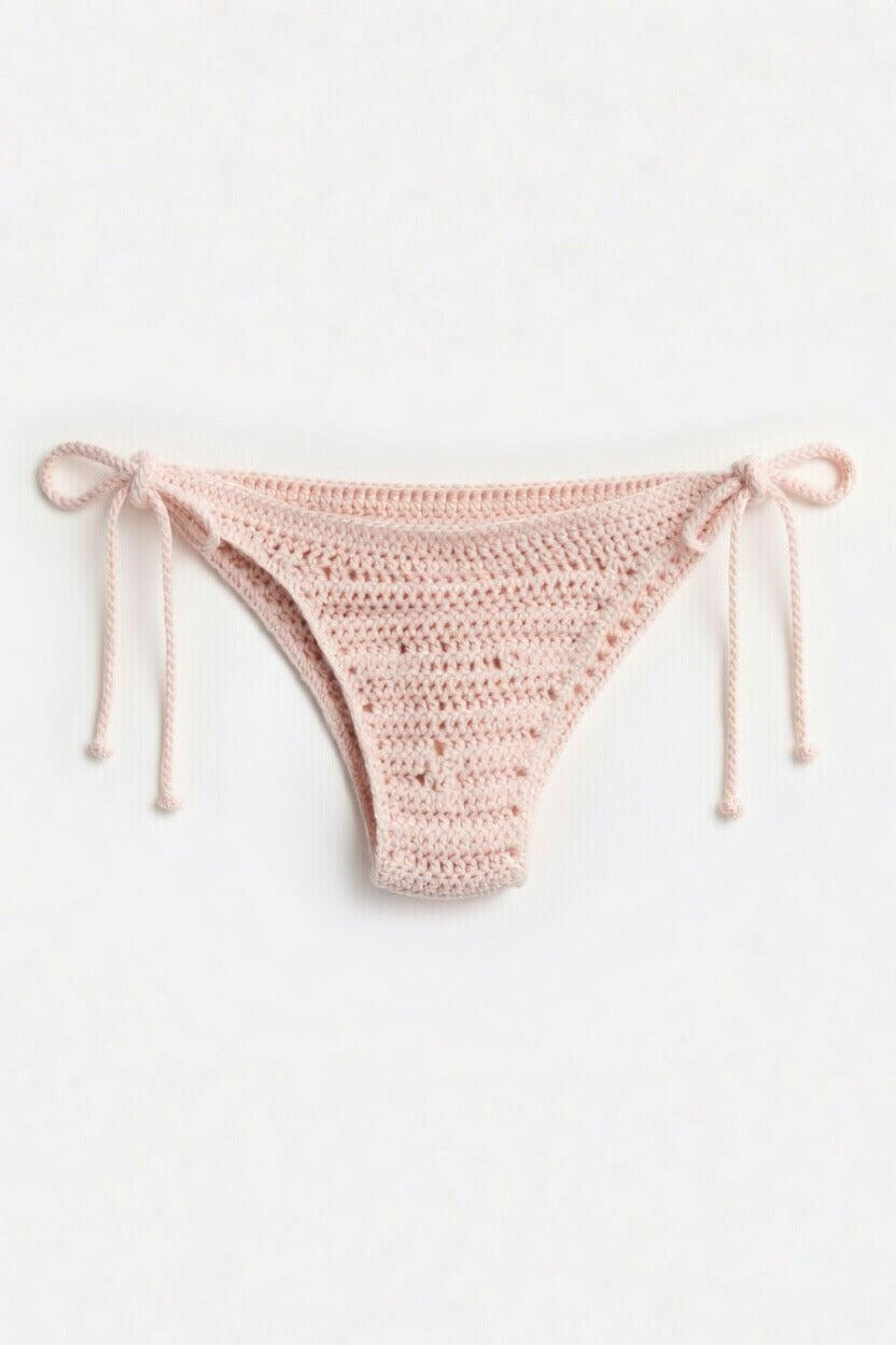 Briefs to tie light pink